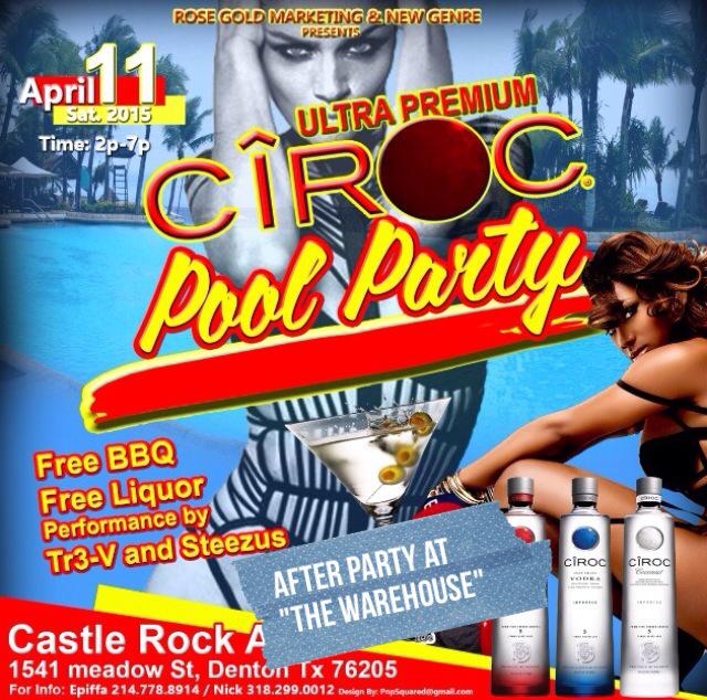trillella_'s tweet photo. #UNT #TWU #UTA #Den10 
FREE CIROC
FREE FOOD 
(POOL PARTY) http://t.co/qoxYcGQs5T