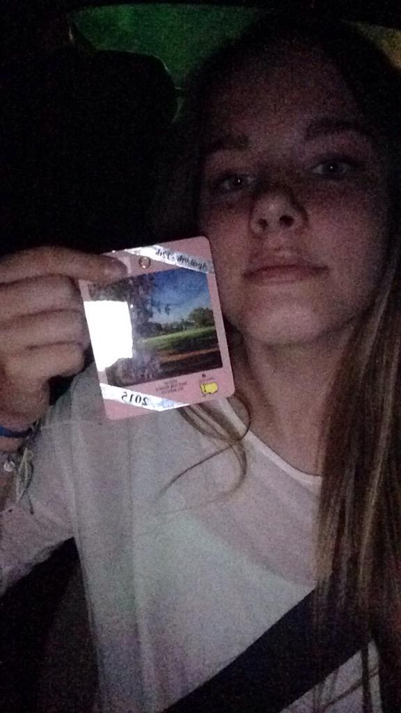 wimberly_burch's tweet photo. Officially ready af for tomorrow #Masters15 http://t.co/slPRwABZ9t