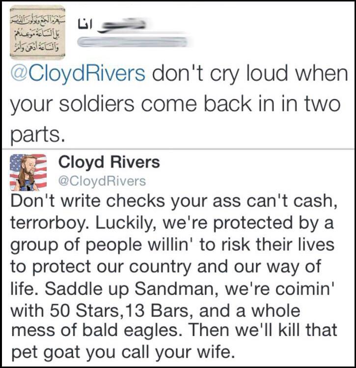 CloydRivers's tweet photo. BOOM goes the dynamite. Merica. http://t.co/IhY0FfDJDi