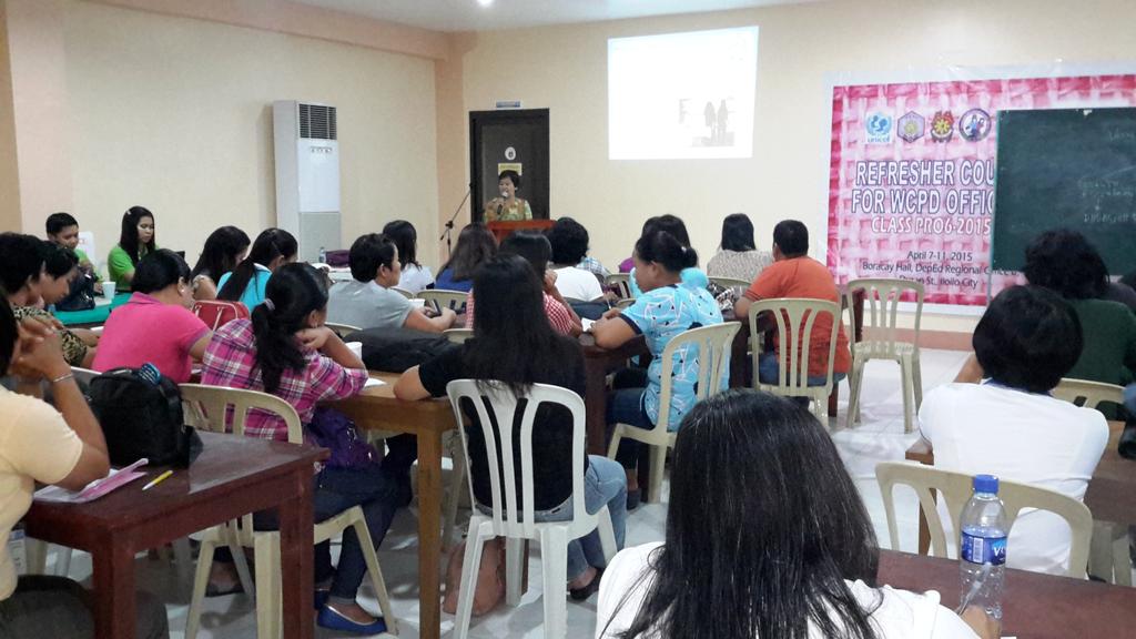 Pro6Wccd's tweet photo. Ms. Kathy Lamprea of DSWD on RA 10364 and Understanding Trafficking in Persons @pnpts_rstu6 @pro6pnp @pnp_region6 http://t.co/noDSGllvy4