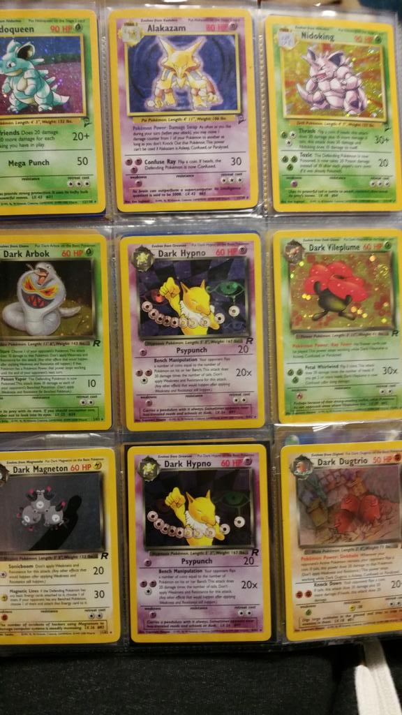 TrainerToLeader's tweet image. My #BinderUpdate #BaseSet2 #Rocket #PokemonTCG I love POKEMON