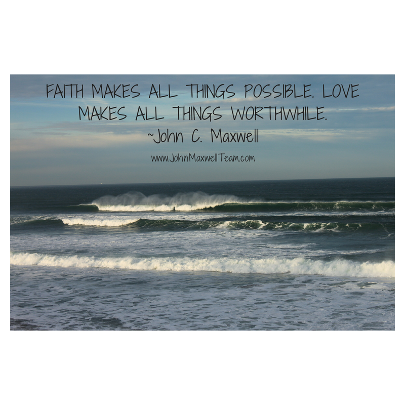 TheJohnCMaxwell's tweet photo. Faith makes all things possible. Love makes all things worthwhile. ~John Maxwell #JMTeam https://t.co/ePglMNGhiz
