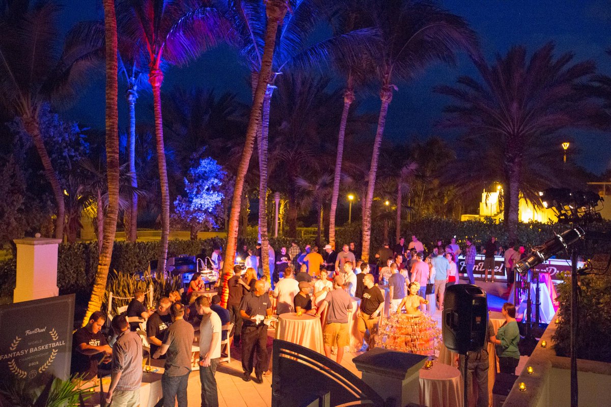 FanDuel's tweet photo. Scenes from tonight's #wffbc cocktail party. http://t.co/4CHXv4Ree0
