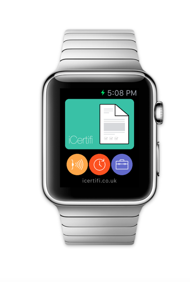 iCertifiApp's tweet image. Finished our #electrcians  #AppleWatch app just in time for pre order day! icertifi.co.uk