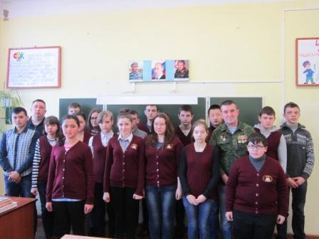 Встреча  с участником Афганистана Свинолуповым П. А. по вопросам безопасности, жизнедеятельности.