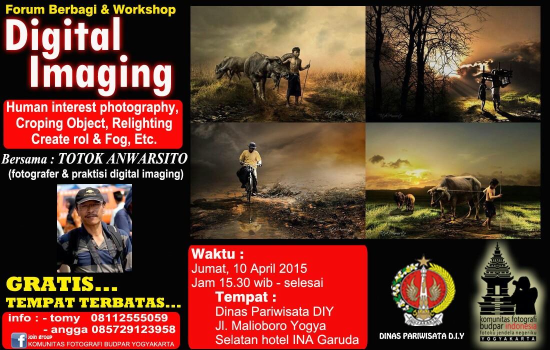 #info #jogja Workshop Digital imaging, jumat,10 april 2015  15.30wib di dinas pariwisata DIY <a href="/dutafoto/">DUTA FOTO</a> <a href="/JogjaUpdate/">jogjaupdate.com</a>