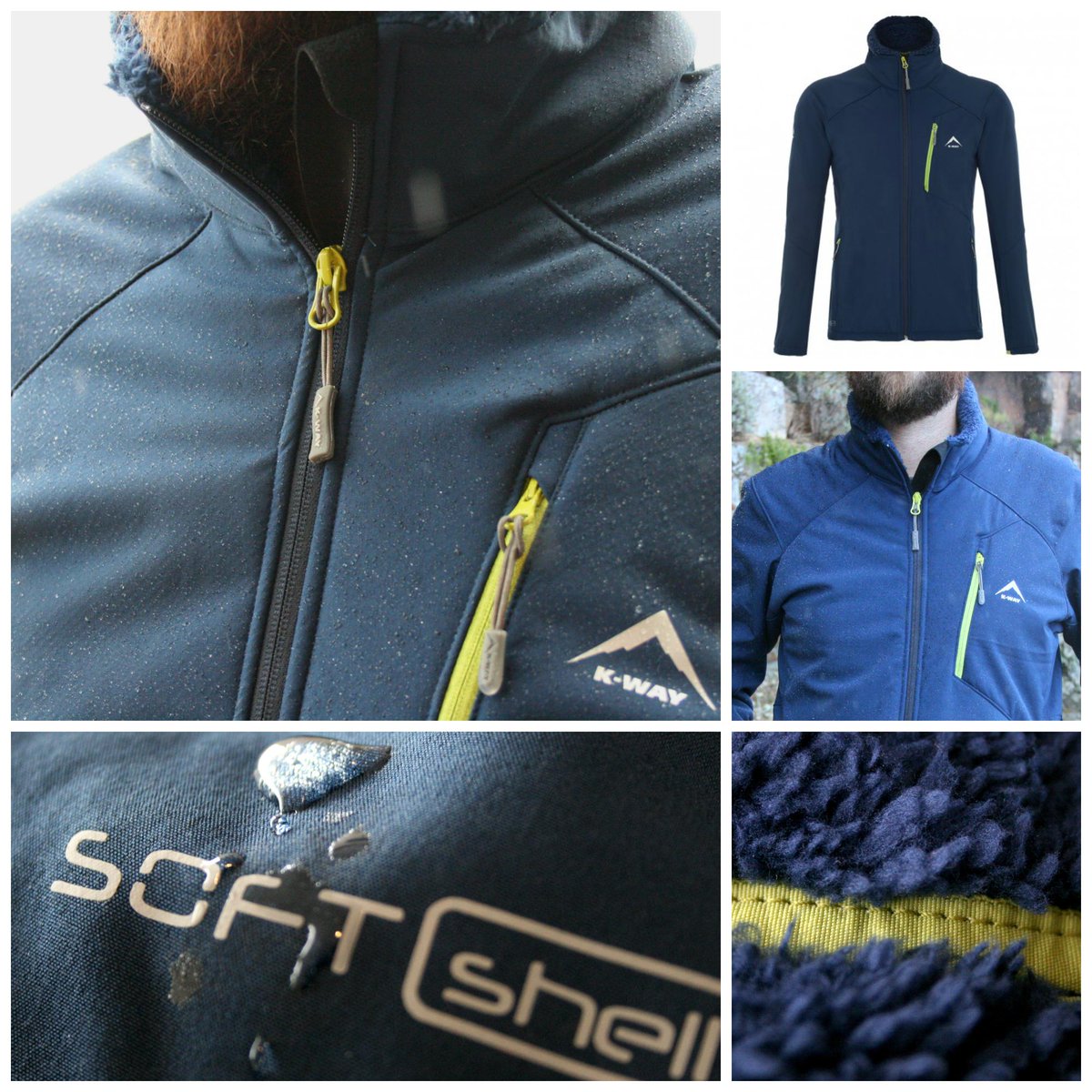 kway soft shell jacket