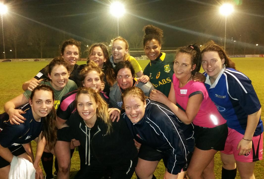 Sevens training with the Bassets Ladies! #loveit #Coachie
