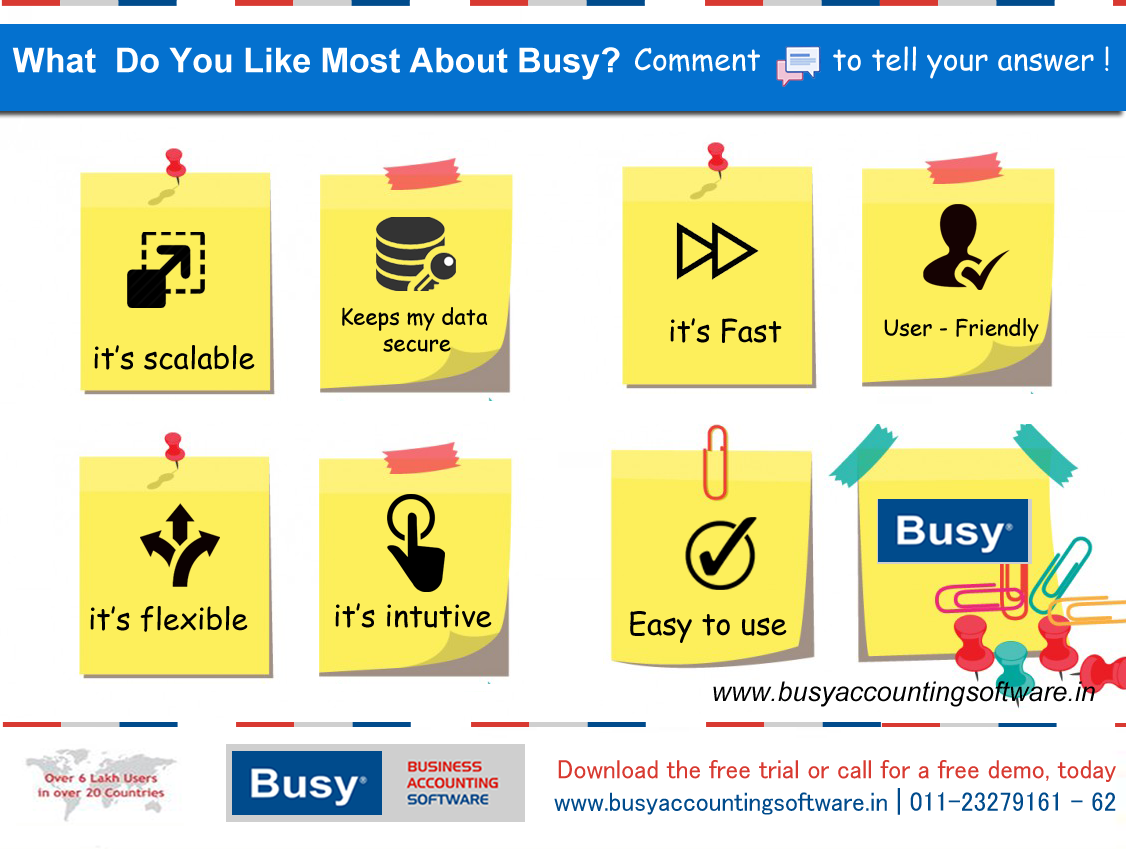 BusySoft's tweet photo. Tell Us What You Love About BUSY ! 
Leave Your Answers in the Comment http://t.co/ekEwzRaSfX