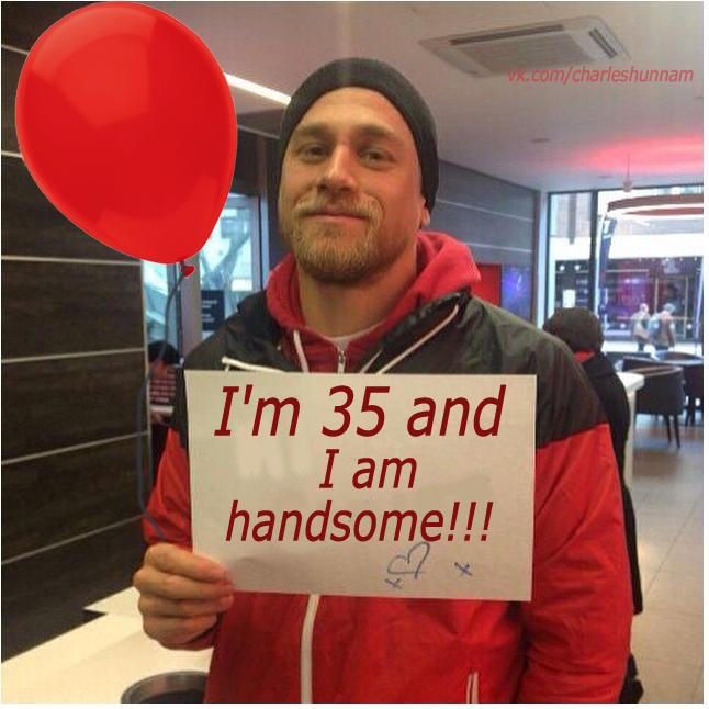 Happy birthday, CHARLIE HUNNAM! From Russia with love! =)  