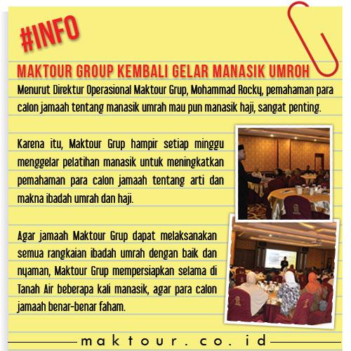 #INFO Maktour Group Kembali Gelar Manasik Umrah #JumatBerkah