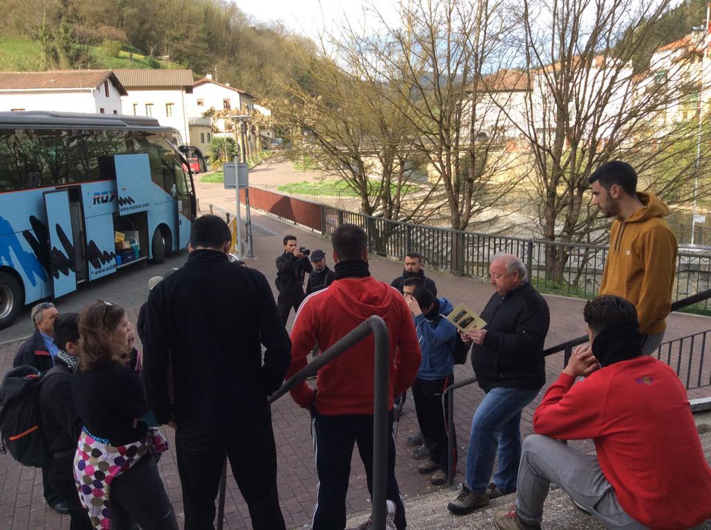 #CIgFP15 Bon dia...3a etapa Alegi/Bidegoian,reunió d grup abans de caminar.Boncamí! #inaziotarbidea #caminoignaciano