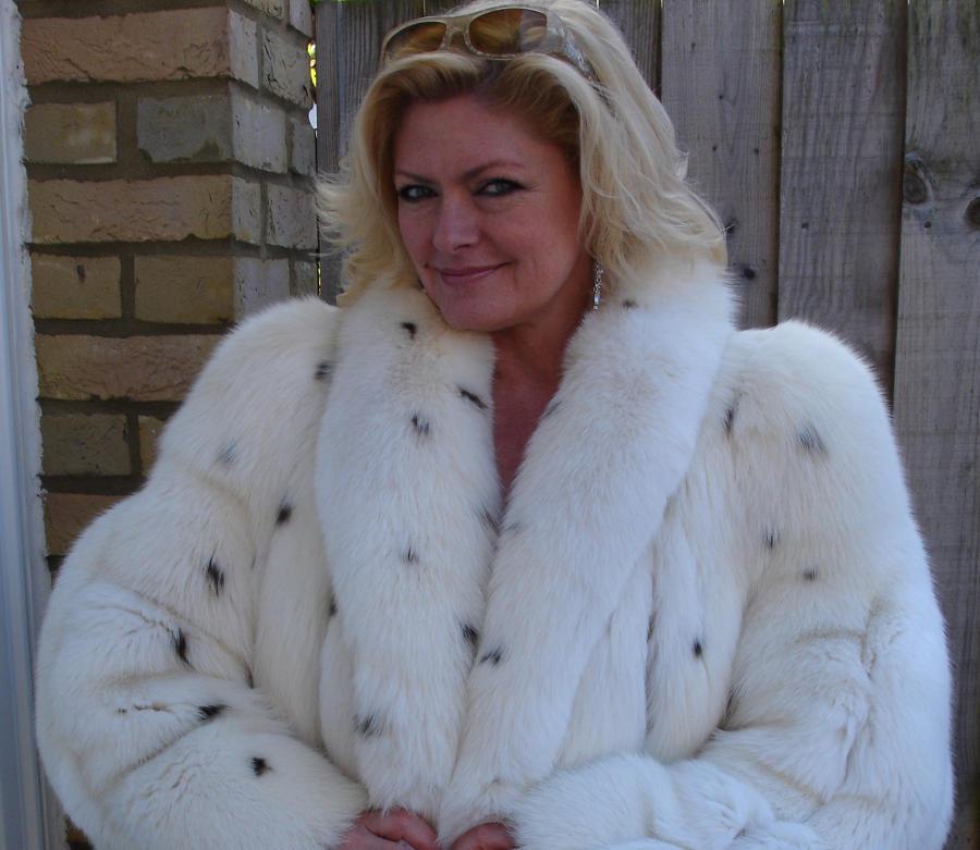 white fox fur coat value