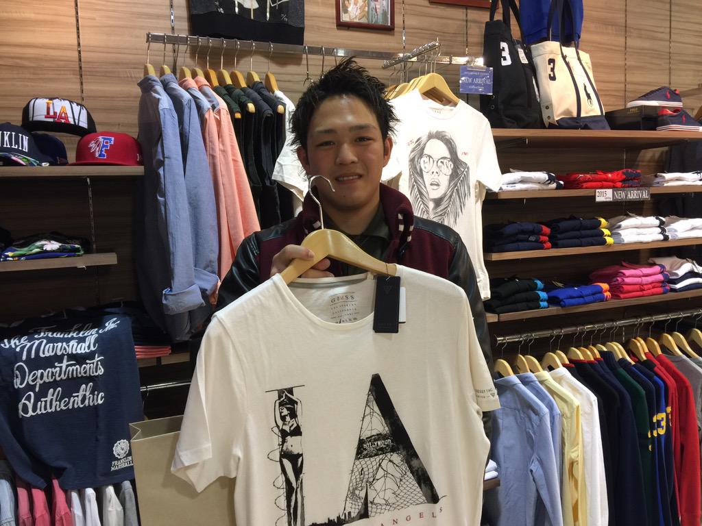 99marinoacity's tweet photo. GUESSの新作半袖Tシャツ
ご購入いただきましたー😇
ありがとうござい〼👐👐 http://t.co/sRRh9qqnXe