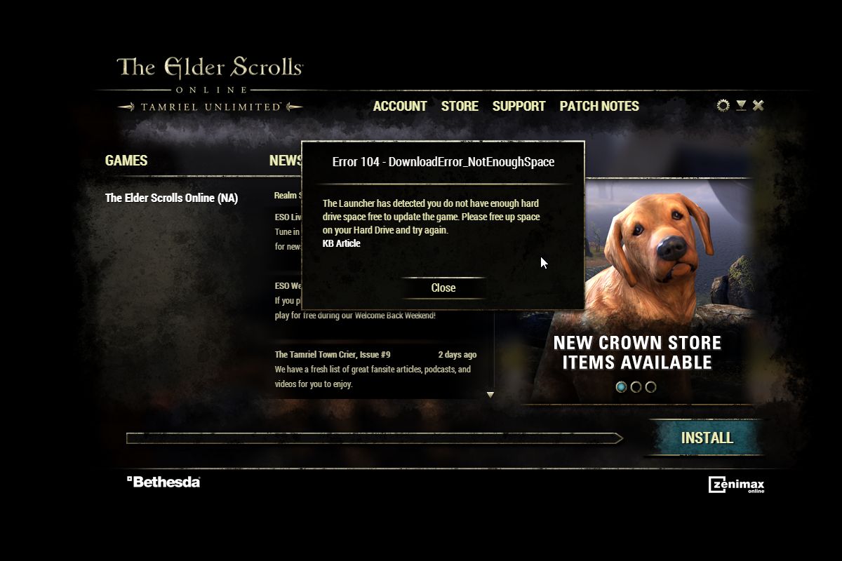 elder scrolls online install location elder scrolls online install location