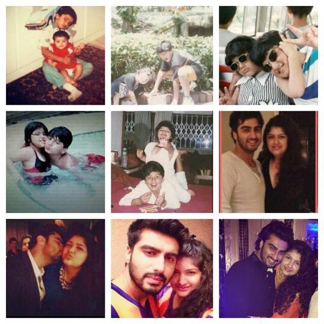 A brother is a friend given by Nature #WorldSiblingsDay .. @arjunk26 @anshulakapoor