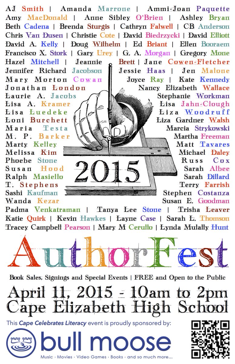 Cape_LLC's tweet photo. Can't believe it's FINALLY here! AuthorFest '15 is Tomorrow 4/11 from 10am-2pm at CEHS Join us http://t.co/PnlsfqvBjn http://t.co/Bo9QX2BB44