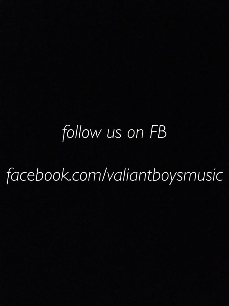 ValiantBOYS's tweet image. Follow us on FB fam 

facebook.com/valiantboysmus…