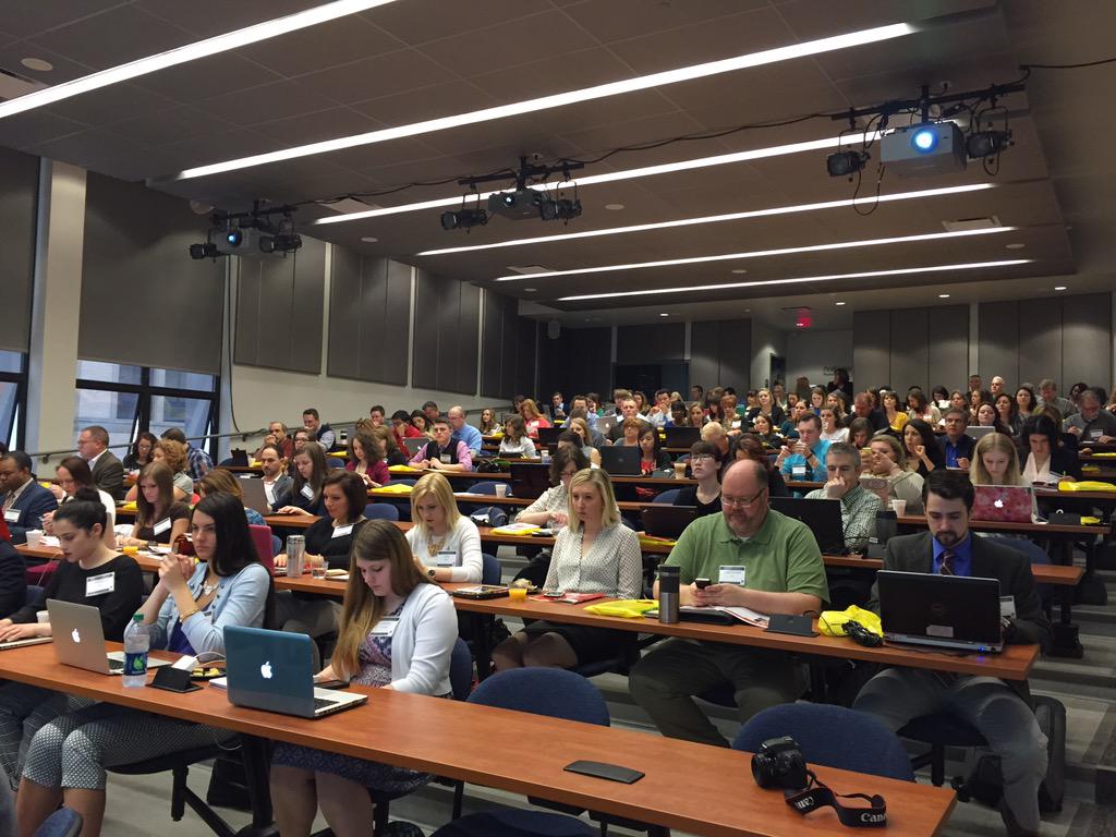 YouTooSM's tweet photo. Wow! โ๏ธand ๐ฑgalore! โ@CCIKentState: Mark W. Smith is opening #YouToo2015 http://t.co/CRO3Jfk2Mfโ