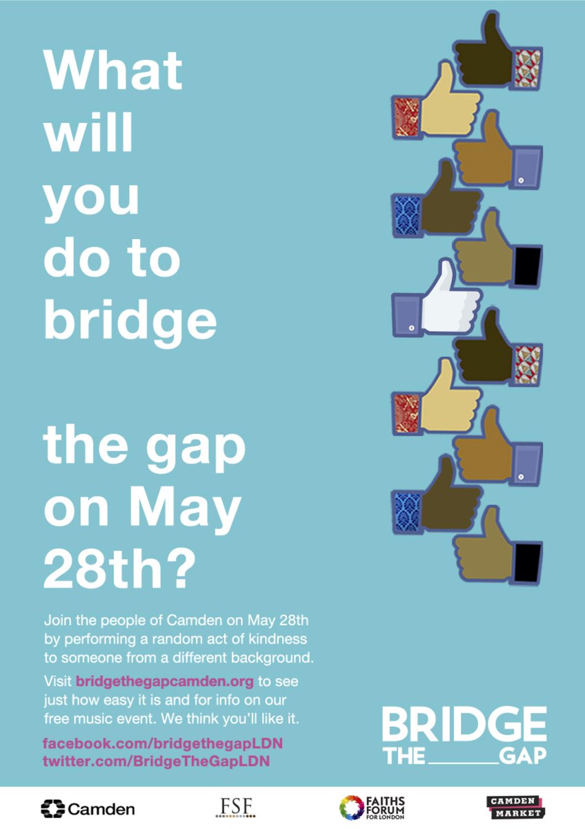 BridgeTheGapLDN's tweet photo. Check out our new event poster - do you like it? #bridgethegap #camden #london #events http://t.co/31WgY7xkvr