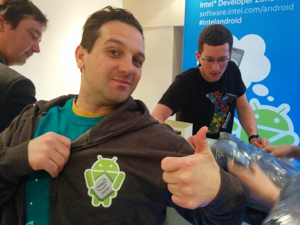 mosquitoman81's tweet image. Alla grande! #intelandroid @Droidconit #droidconit