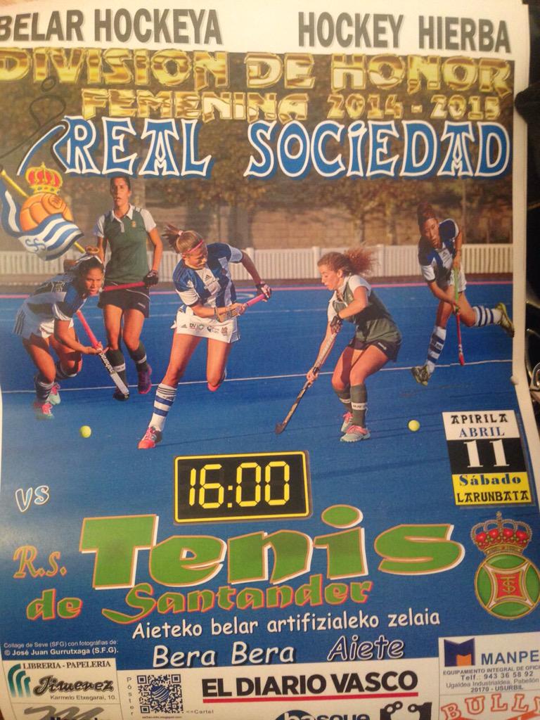 RSHockeyFemenin's tweet photo. Mañana a las 16:00 partido importnte contra @MagdalenaHockey !! Animaros a ver buen hockey! http://t.co/UB6sdZPOMI