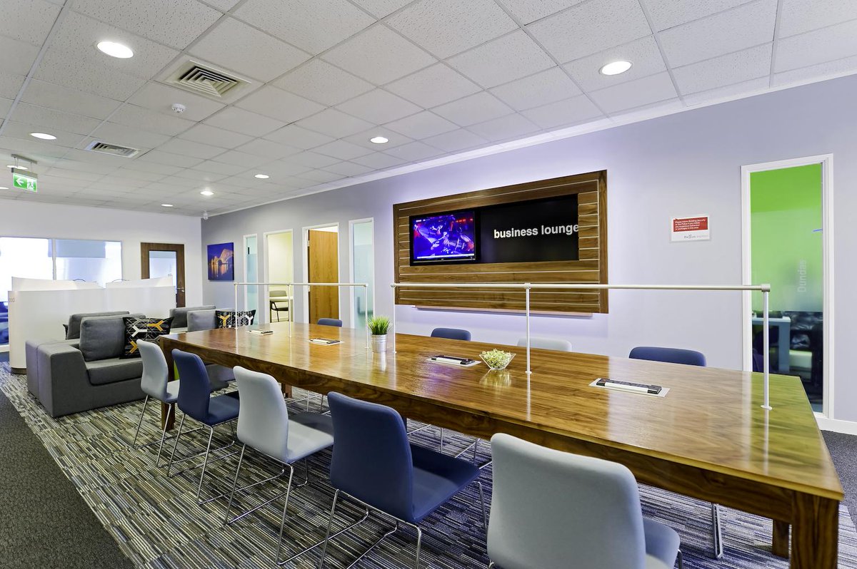 The perfect alternative to a coffee shop! Regus Express lounge at #FortKinnaird #Edinburgh. Free wifi &amp; refreshments!