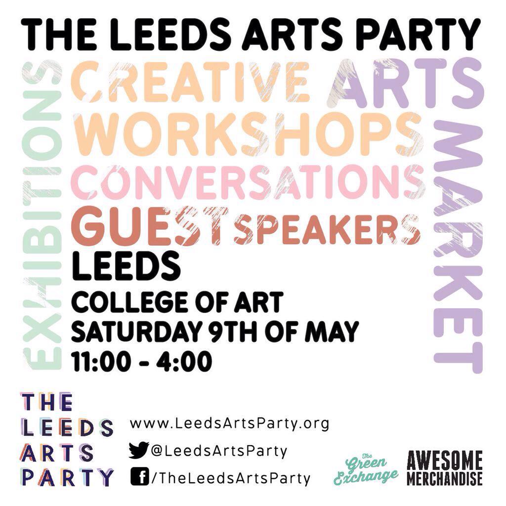 LeedsArtsParty's tweet photo. @UCULeedsart: Please spread the word about the #LeedsArtsParty 🎉 FREE tickets available at http://t.co/O8cwZIR4Wt http://t.co/F3nFDFsvAU