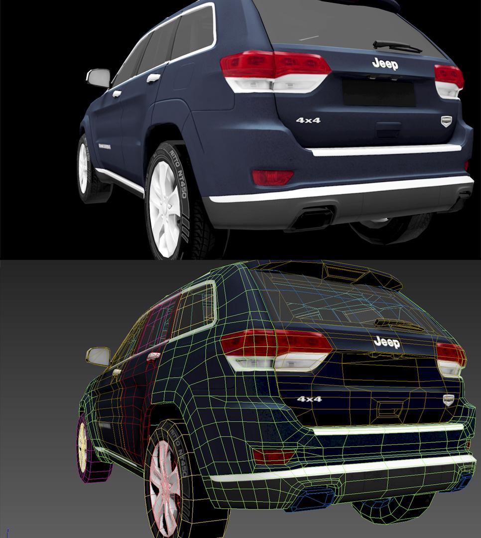 One of our mayor fields of activities is low poly modelling. With normal mapping our models look photorealistic