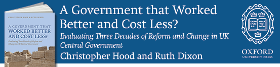 ruth_dixon's tweet photo. OUP offers 30% discount on A Government that Worked Better and Cost Less? by me &amp; @C_C_Hood - http://t.co/QUPQzQXFZQ http://t.co/8AYuaJJWd3