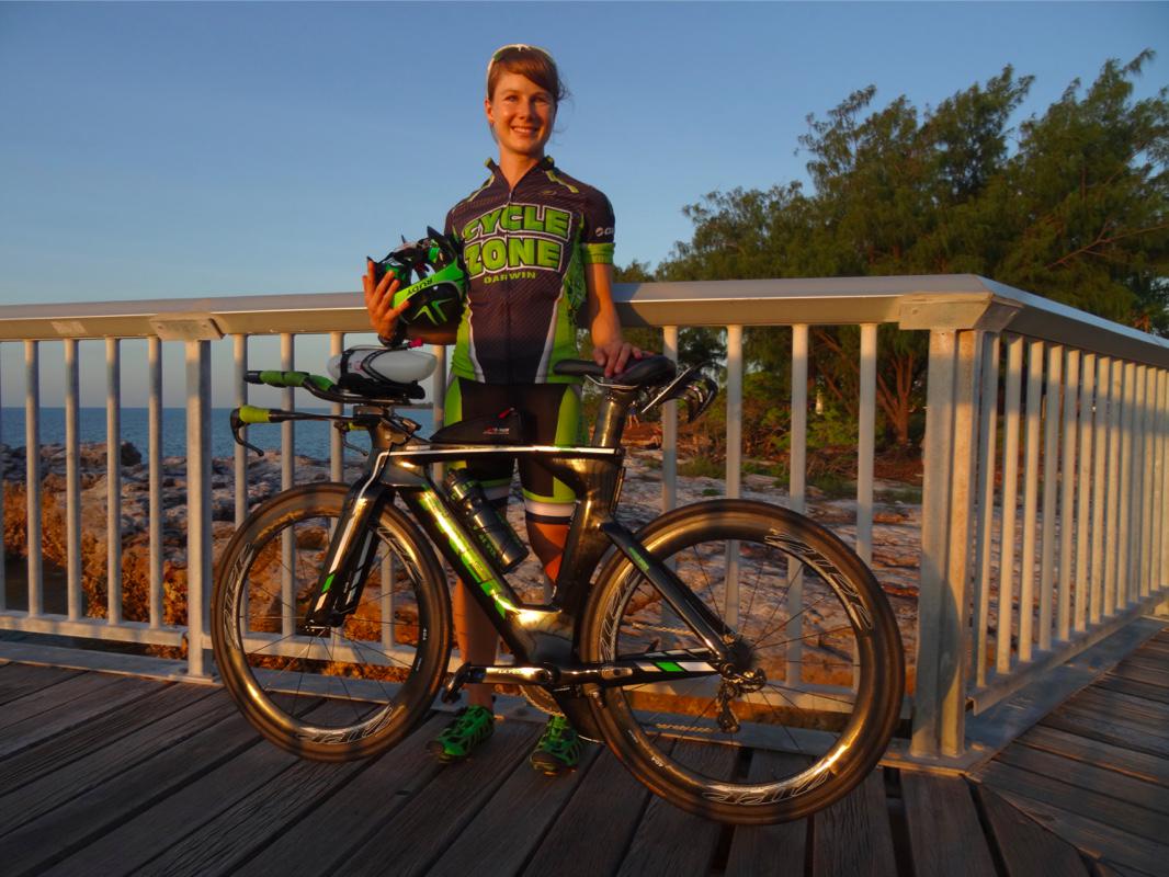 Stef_Puszka's tweet photo. first local race in at least 18mnths, just a little excited! @CyclezoneDarwin @triathlonnt http://t.co/lFyCvs4ufJ
