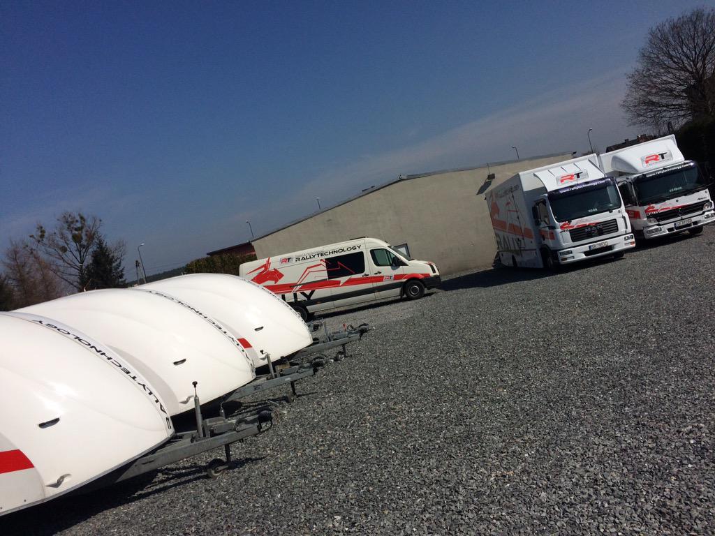 ColorCarPL's tweet image. #Rallytechnology szykuje się na rajd #rajdy #rally #valašská