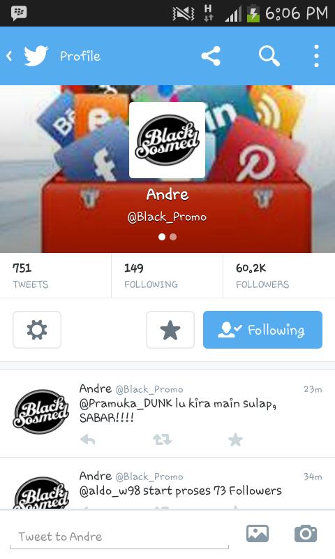 Ini account udah 5x gue block tpi balik lagi di following gue --' gk ada kapok nya apa yak --'