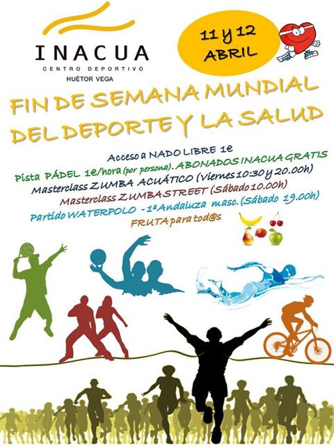 Celebra en <a href="/AytoHuetorVega/">Ayuntamiento de Huétor Vega</a> el fin de semana del deporte y la salud. <a href="/huetorvega/">Huetor Vega Digital</a>