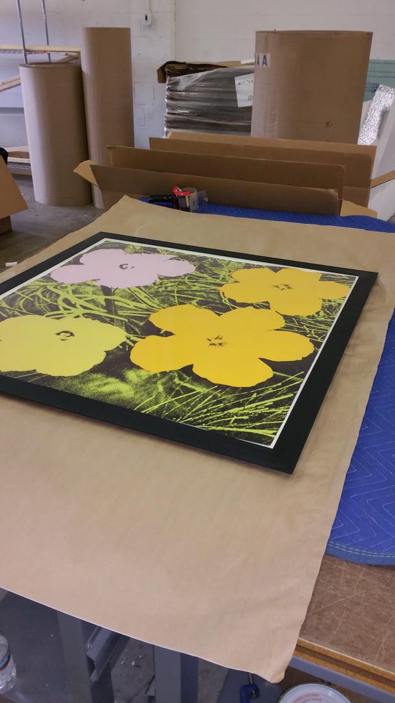 DCPostal's tweet photo. #AndyWarhol "Flower"  lithographs packed and ready to ship
@DCist @shawmainstreets @PoPville @ShawDC @LeDroitParkDC http://t.co/KZhjSMwB7P