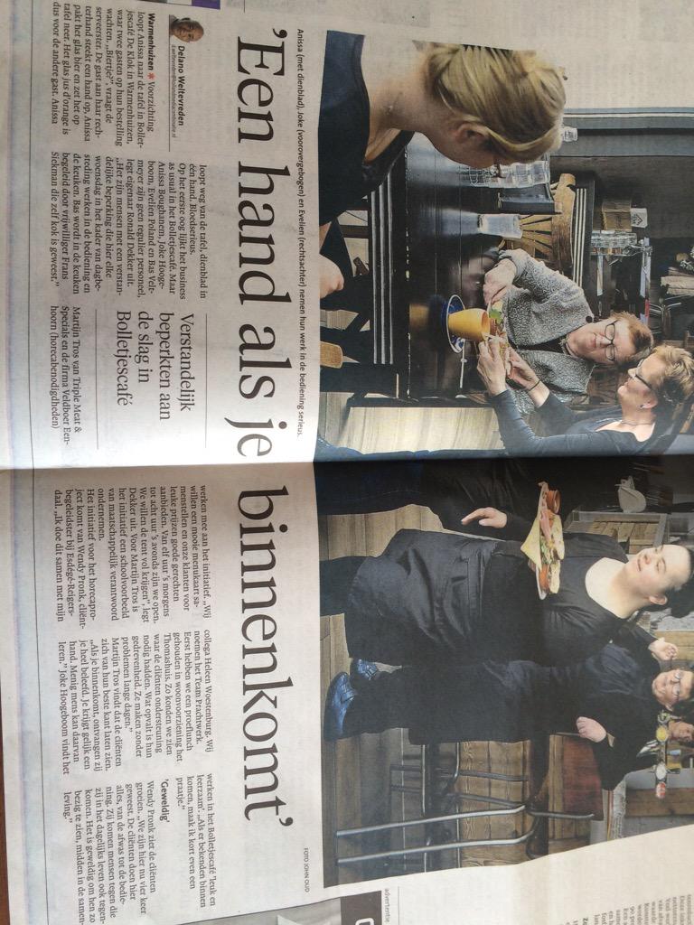 simonetros's tweet image. Wat een mooie samenwerking tussen #bolletjescafe @EsdegeReigersdl en @TripleMeatS in #warmenhuizen #ondernemenmetzorg