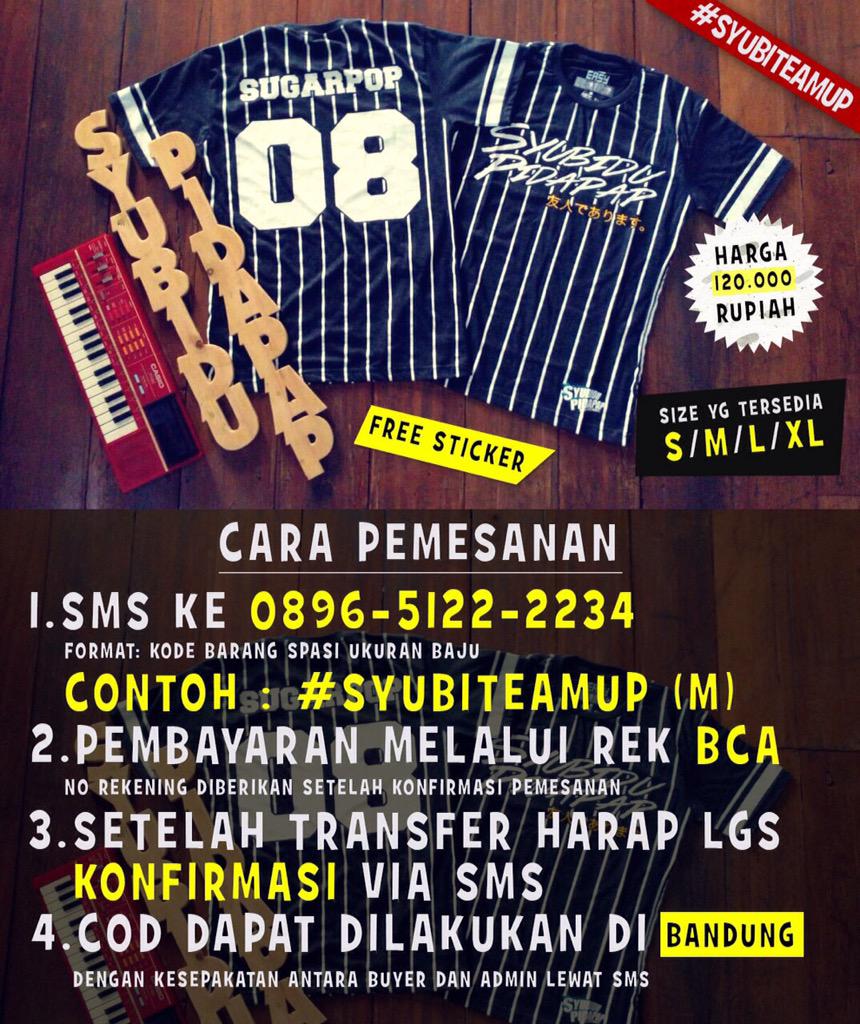 sugarpopmusic's tweet photo. NEW MERCH!Limited Edition #SYUBITEAM | 120k | order: 089651222234 | http://t.co/ePQYViktv4