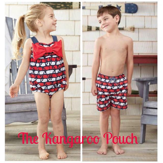 siblings matching swimwear