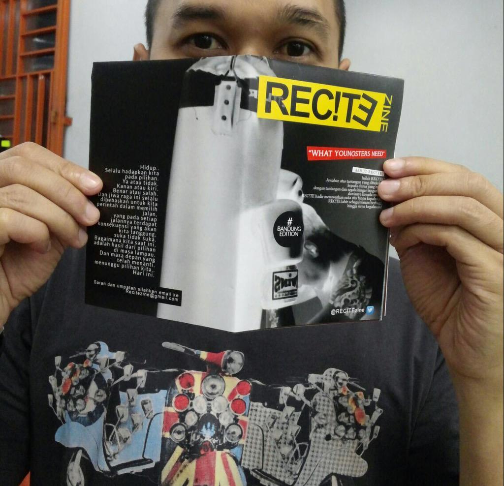 Majalah indie kawula muda dari ibukota yg akan melakukan debut launching prtamanya.Minggu,12 April di Kota Kembang.