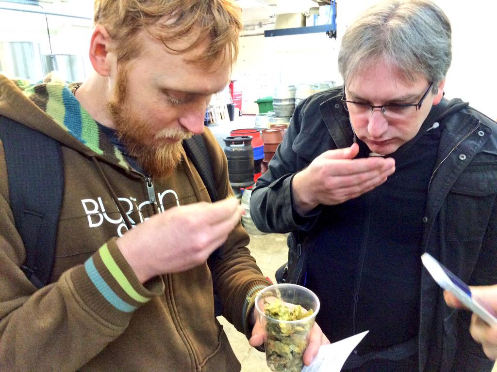 clearleft's tweet photo. Designing our own beer #beerleft http://t.co/nQoQrih3nO