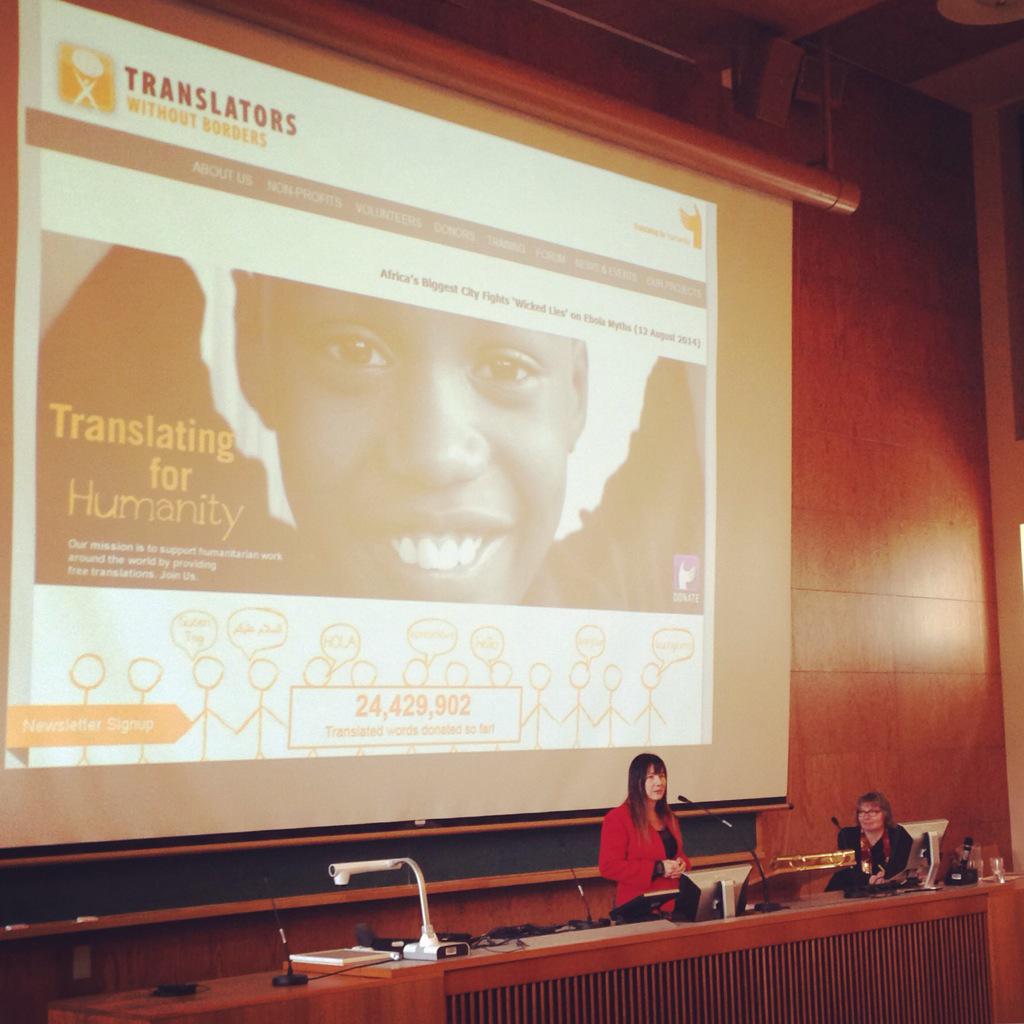 SKTLtwiittaa's tweet image. Kääntämisen ja tulkkauksen tutkimuksen symposiumi @lorithicke @KAntinjuntti #KäTu2015 #translatorswithoutborders