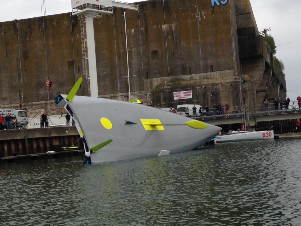 SafranSailing's tweet image. Tests de retournements réussis pour le bateau Safran #IMOCA60 #Voile