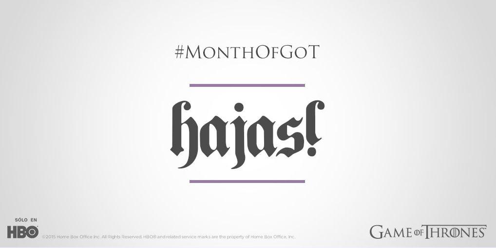 HBOLAT's tweet photo. ¿Qué significa en #Dothraki? #GOTLA #MonthOfGOT http://t.co/1ucRBiyATN http://t.co/N0vJ91pbiJ