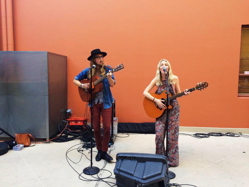 BjornAmanda's tweet photo. We had a real good time playing a private party at @sunsetgower yesterday ! http://t.co/Q7gIkQkuIN