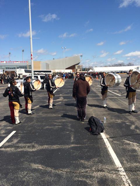 UPBassline's tweet photo. Semis time! #WGI2015 http://t.co/fr2gg525sj