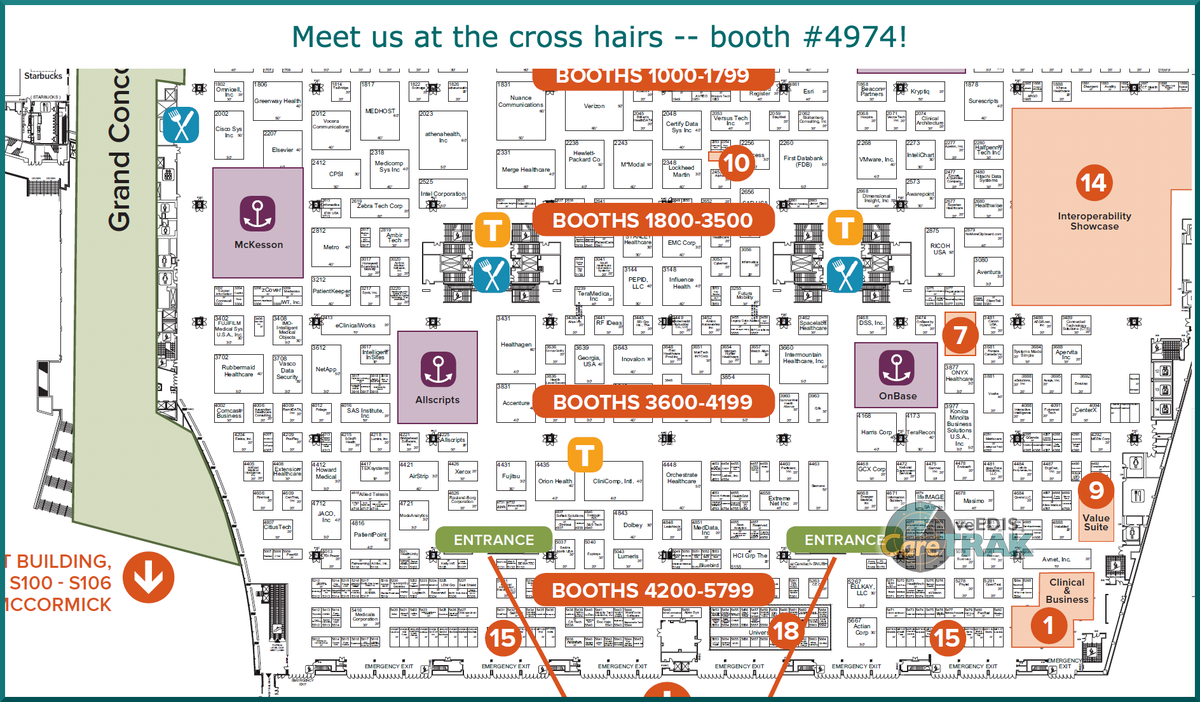 CareTRAKCDS's tweet photo. Don't forget to check out our booth at HIMSS 2015!!! We will be at booth 4974 and would love to see you! http://t.co/lekXczLrNS
