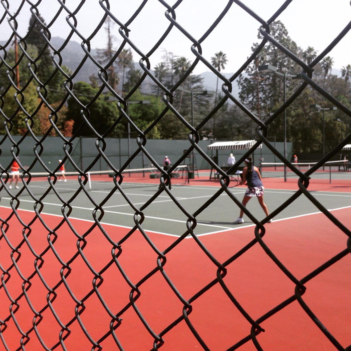 flyingamedia's tweet image. First up is the tennis tournament. Goooo Panthers!! #polyfridaynightlights #polytechnicschool