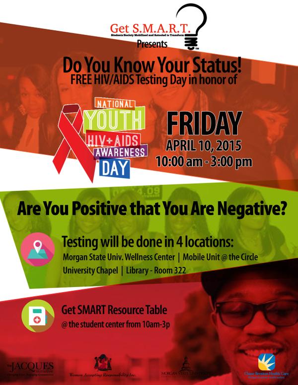 GetSmartBmore's tweet photo. There is still time left to get [ Free Testing! ] @MorganStateU @MorganStBears @MorganStateUHC http://t.co/aNH41Kl01G