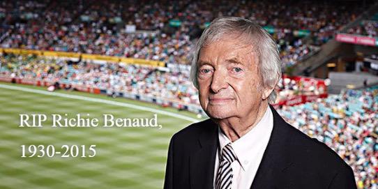 Titans_Cricket's tweet photo. Our sincere condolences to the family &amp; friends of Richie Benaud. The game is much poorer without him.
#RichieBenaud http://t.co/jwQ5w378N8