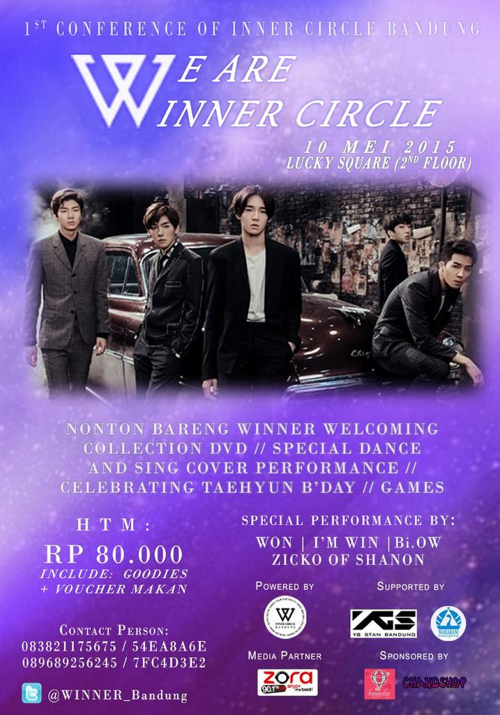 #WeareWInnercircle pembayaran bisa via transfer atau langsung ketemuan sama admin~ 😃 langsung hub aja CP nya yaahh~~